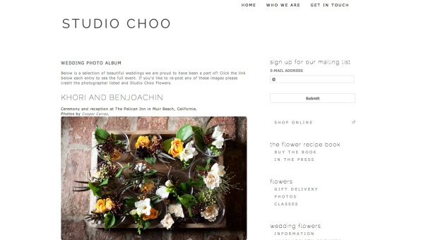 studio choo homepage